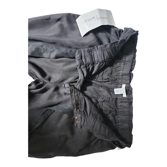 Daily ritual high waist pants paperbag waist with tie sz 12 stretch - Picture 9 of 9
